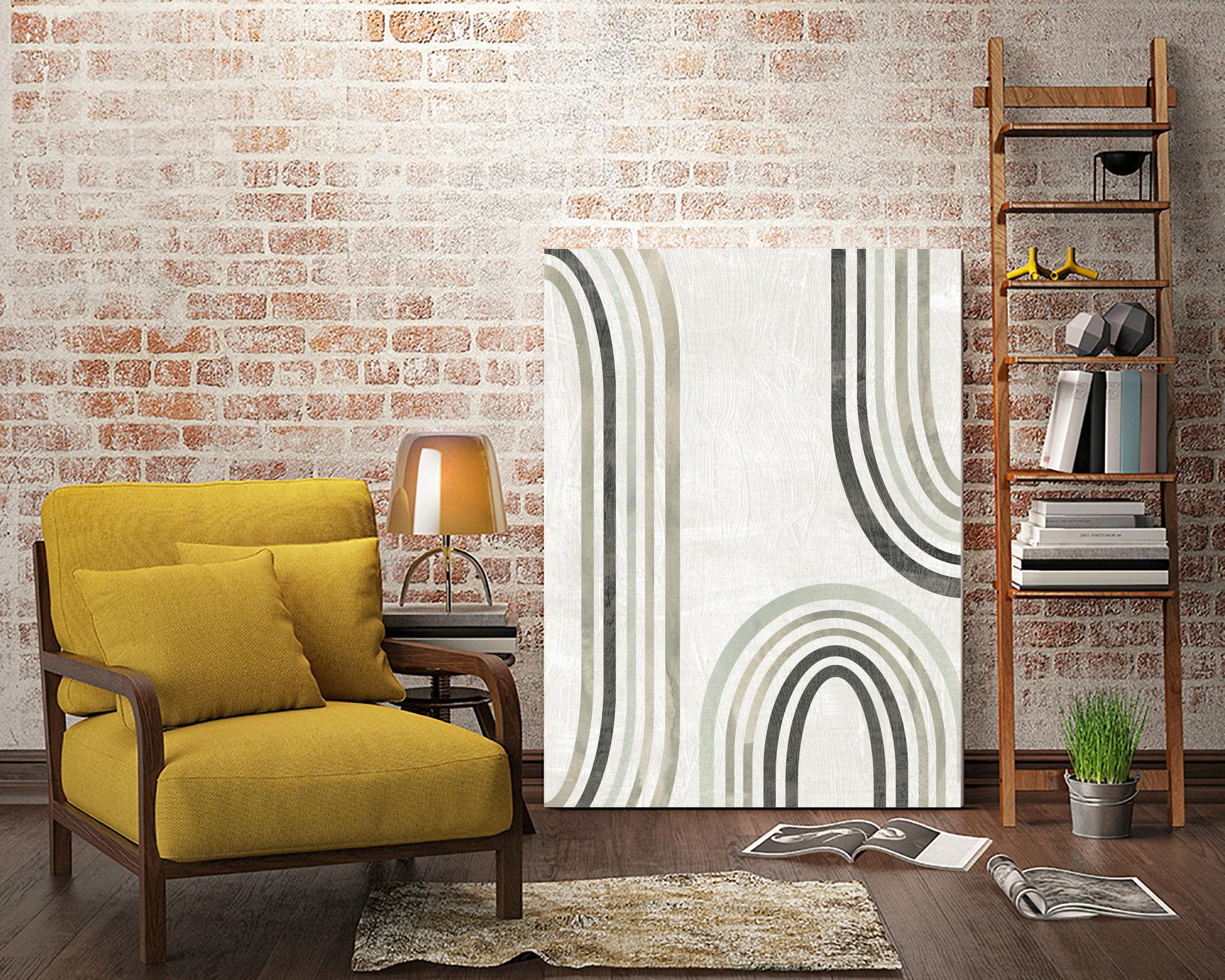 Modern Arc in Color I by June Erica Vess on GIANT ART - neutral abstract