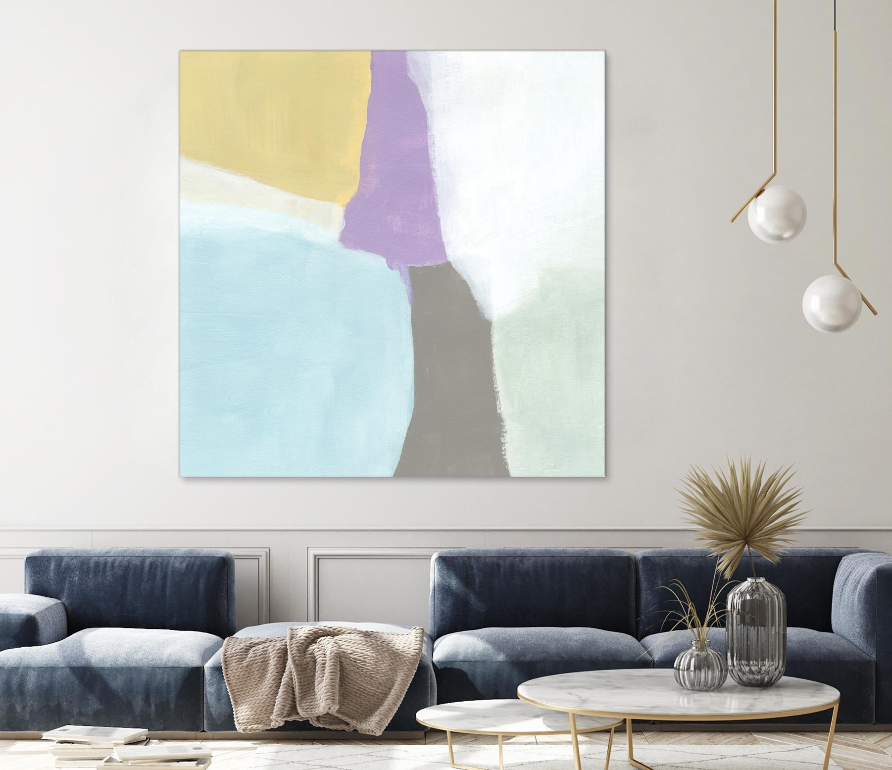 Cloud Block II by June Erica Vess on GIANT ART - pastels abstract