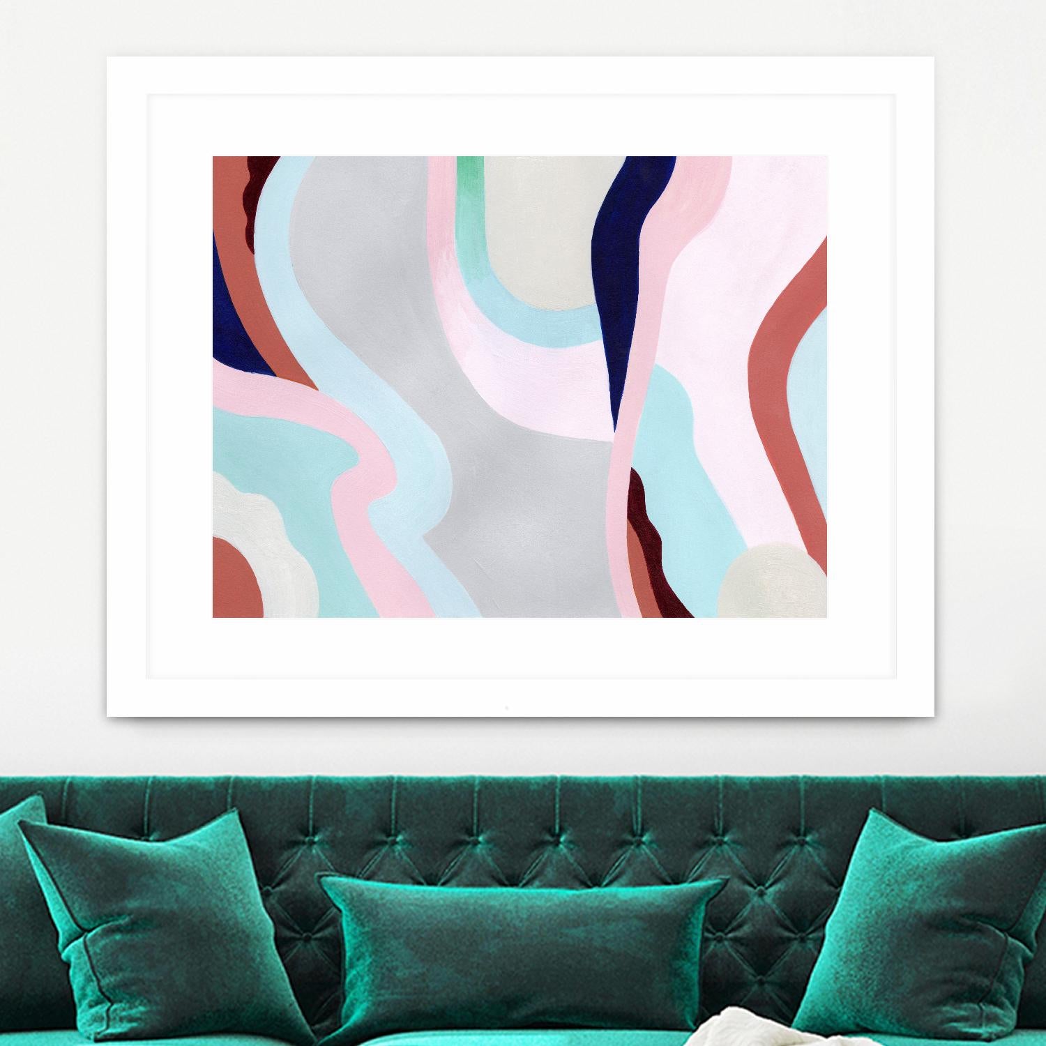 Pastel Highlands VI by Grace Popp on GIANT ART - pastels abstract