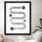 Lunar Maze IV by June Erica Vess on GIANT ART - neutral abstract