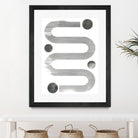 Lunar Maze IV by June Erica Vess on GIANT ART - neutral abstract