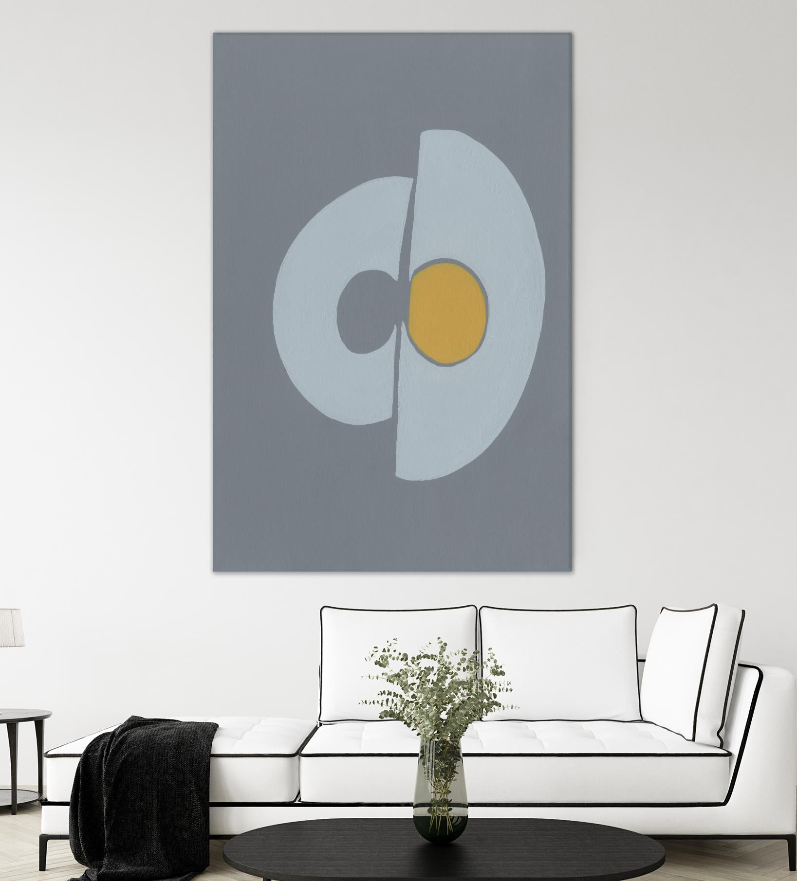 Quaternary Trilogy III by Regina Moore on GIANT ART - neutral abstract