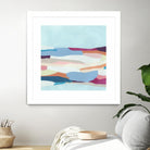 UA Stratascape I by June Erica Vess on GIANT ART - blue abstract