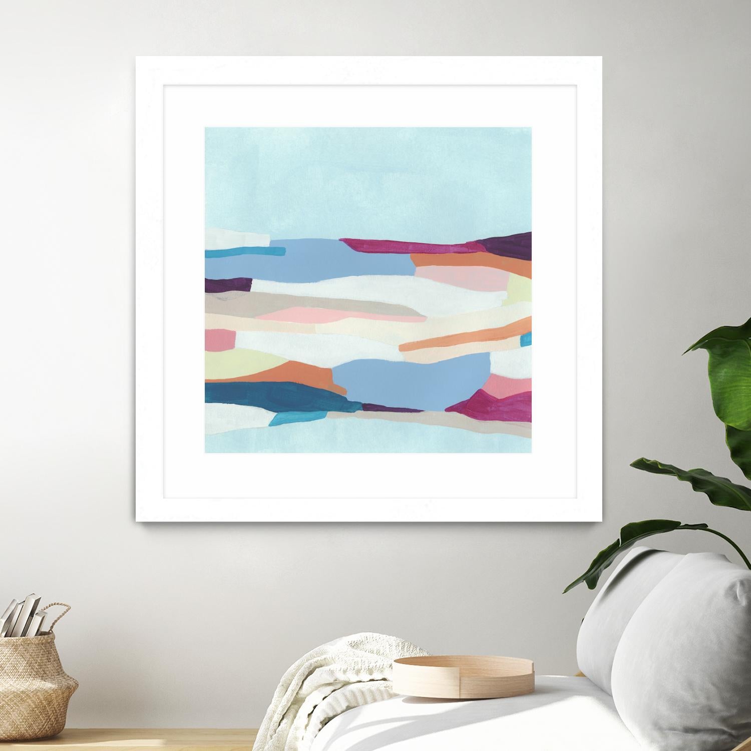 UA Stratascape I by June Erica Vess on GIANT ART - blue abstract