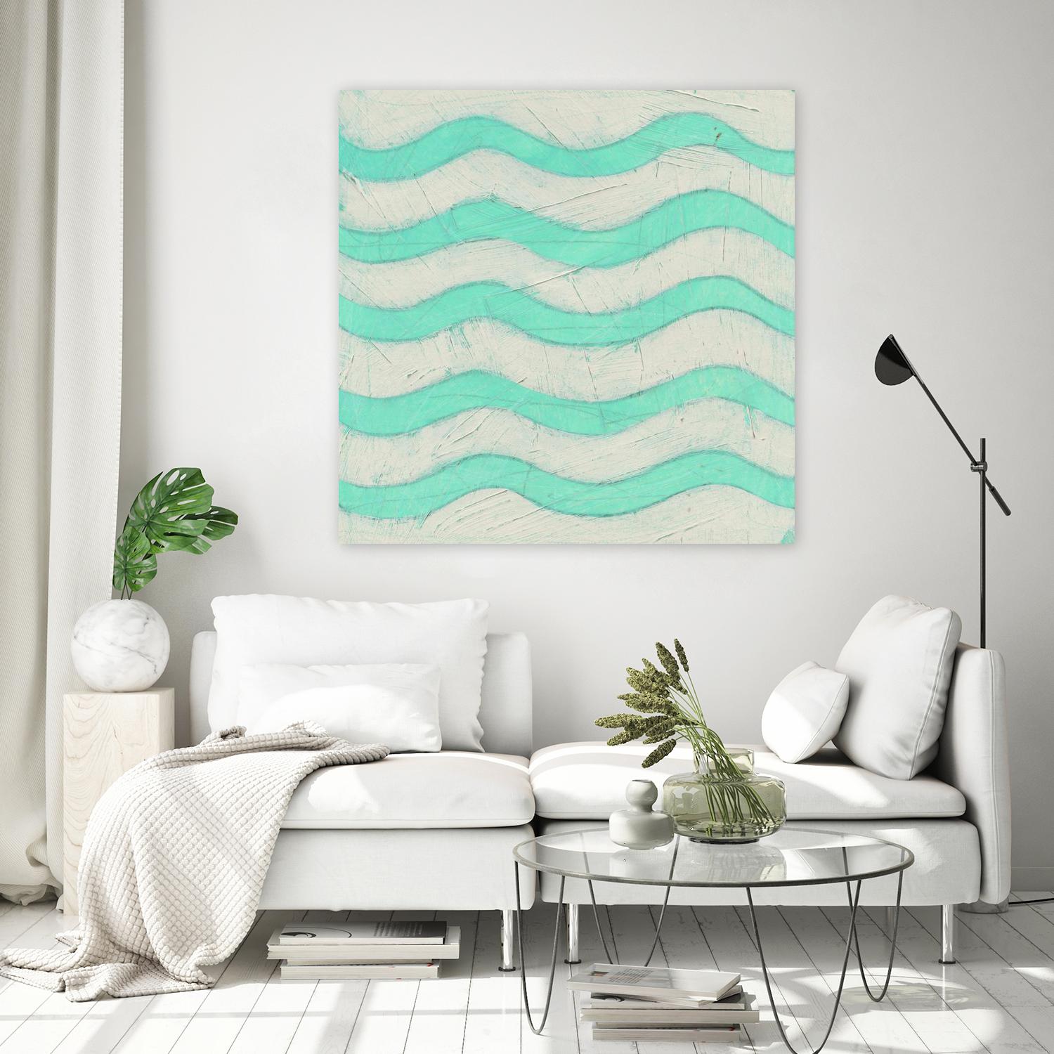 Spectrum Hieroglyph III by June Erica Vess on GIANT ART - green abstract