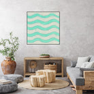 Spectrum Hieroglyph III by June Erica Vess on GIANT ART - green abstract