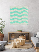 Spectrum Hieroglyph III by June Erica Vess on GIANT ART - green abstract