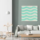 Spectrum Hieroglyph III by June Erica Vess on GIANT ART - green abstract