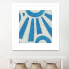 Spectrum Hieroglyph V by June Erica Vess on GIANT ART - blue abstract