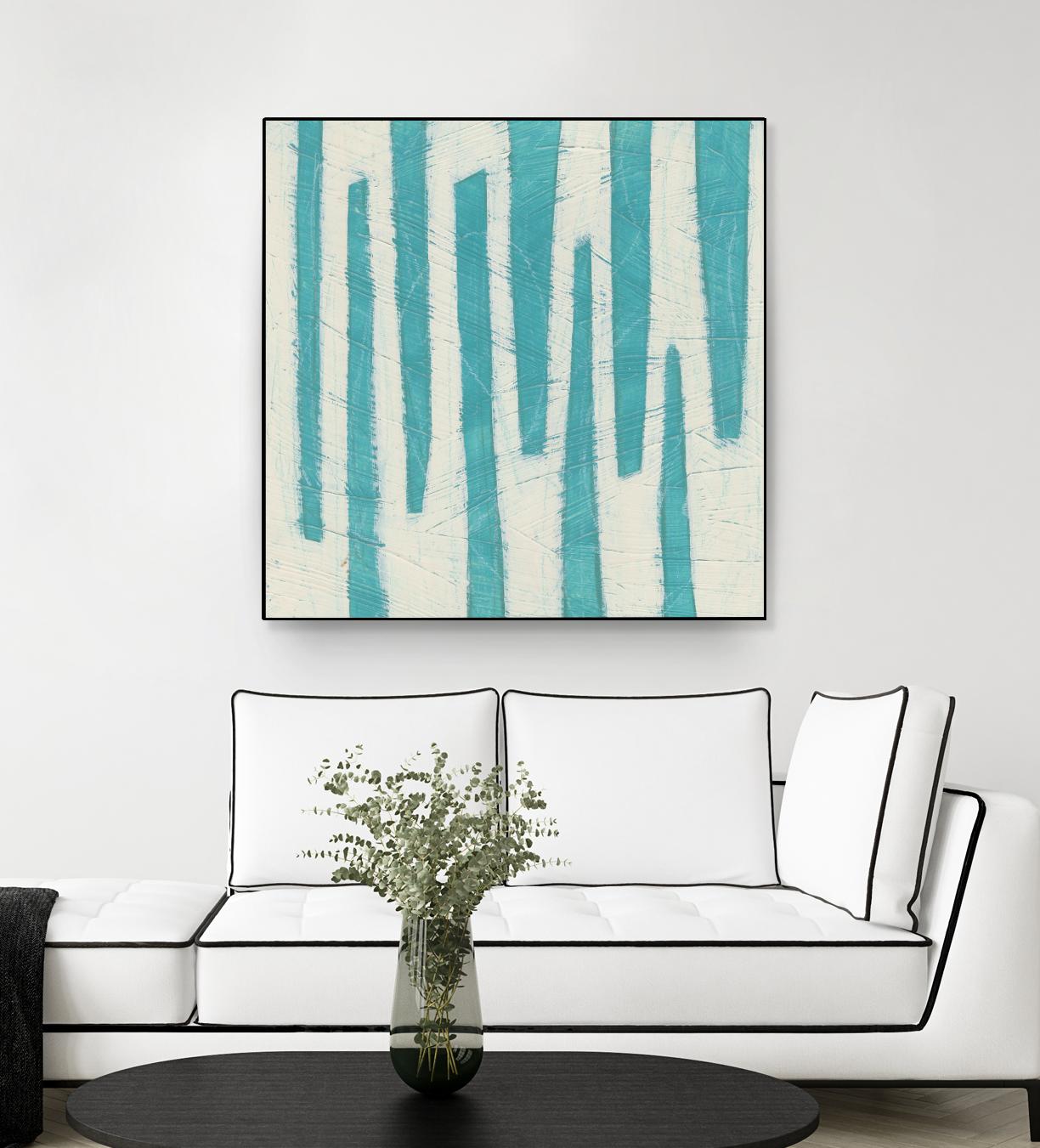 Spectrum Hieroglyph VII by June Erica Vess on GIANT ART - blue abstract