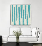 Spectrum Hieroglyph VII by June Erica Vess on GIANT ART - blue abstract