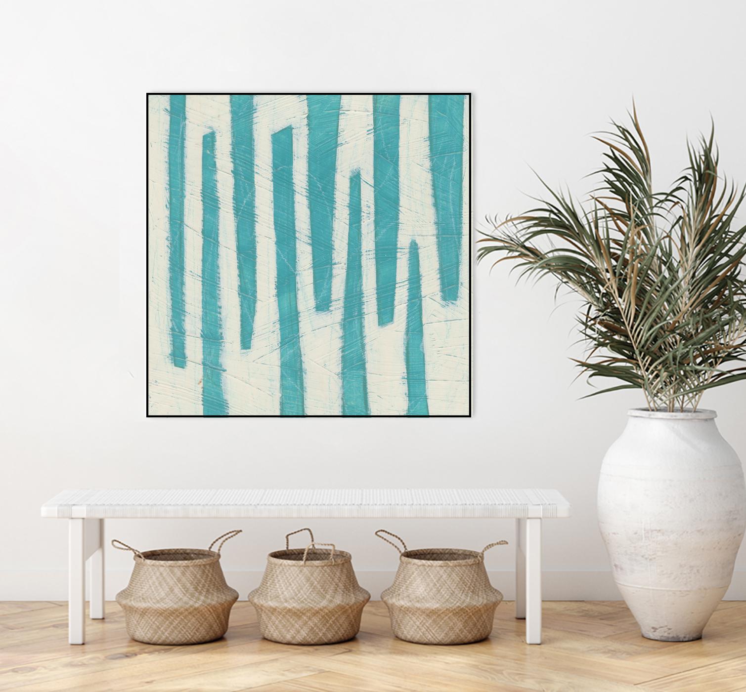 Spectrum Hieroglyph VII by June Erica Vess on GIANT ART - blue abstract