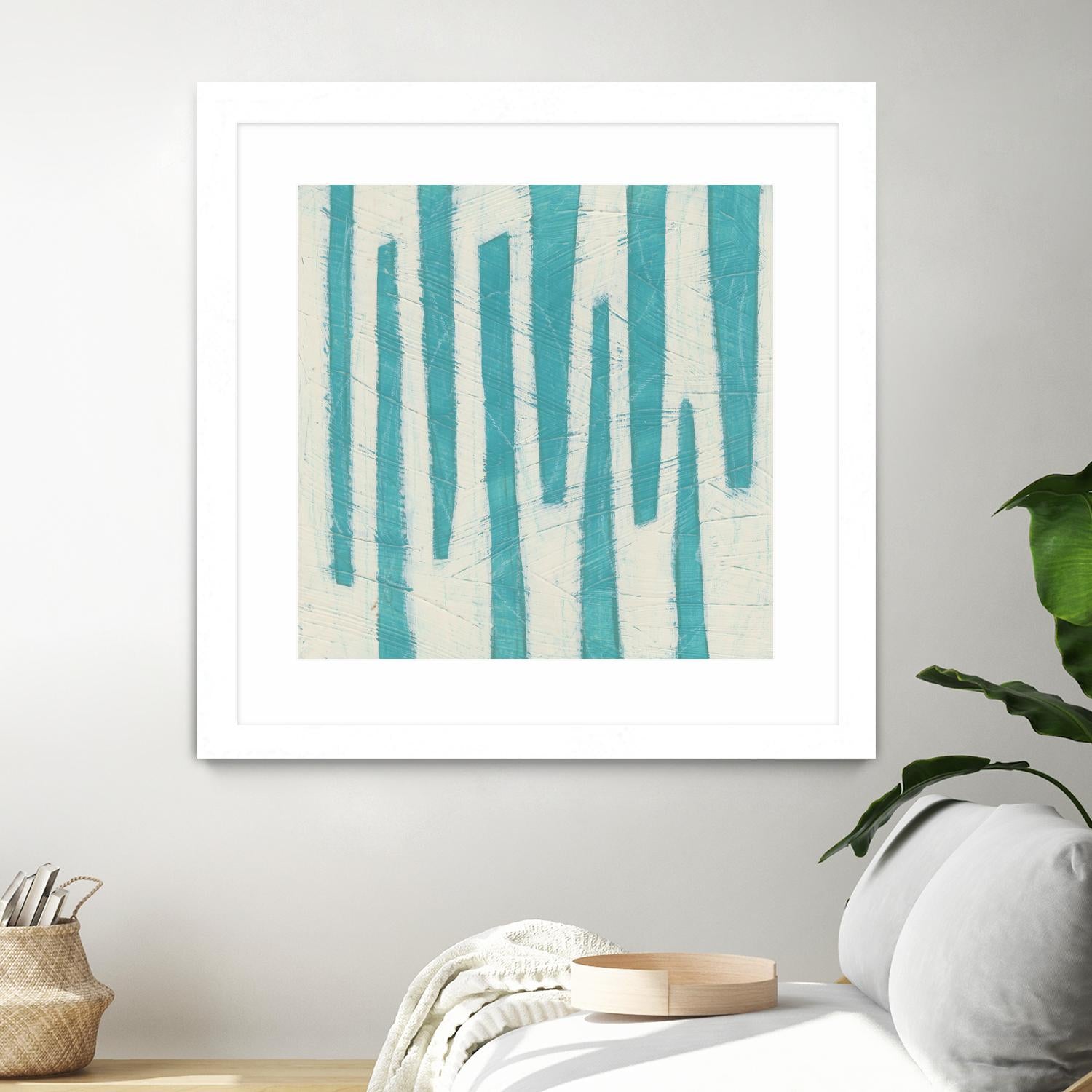 Spectrum Hieroglyph VII by June Erica Vess on GIANT ART - blue abstract