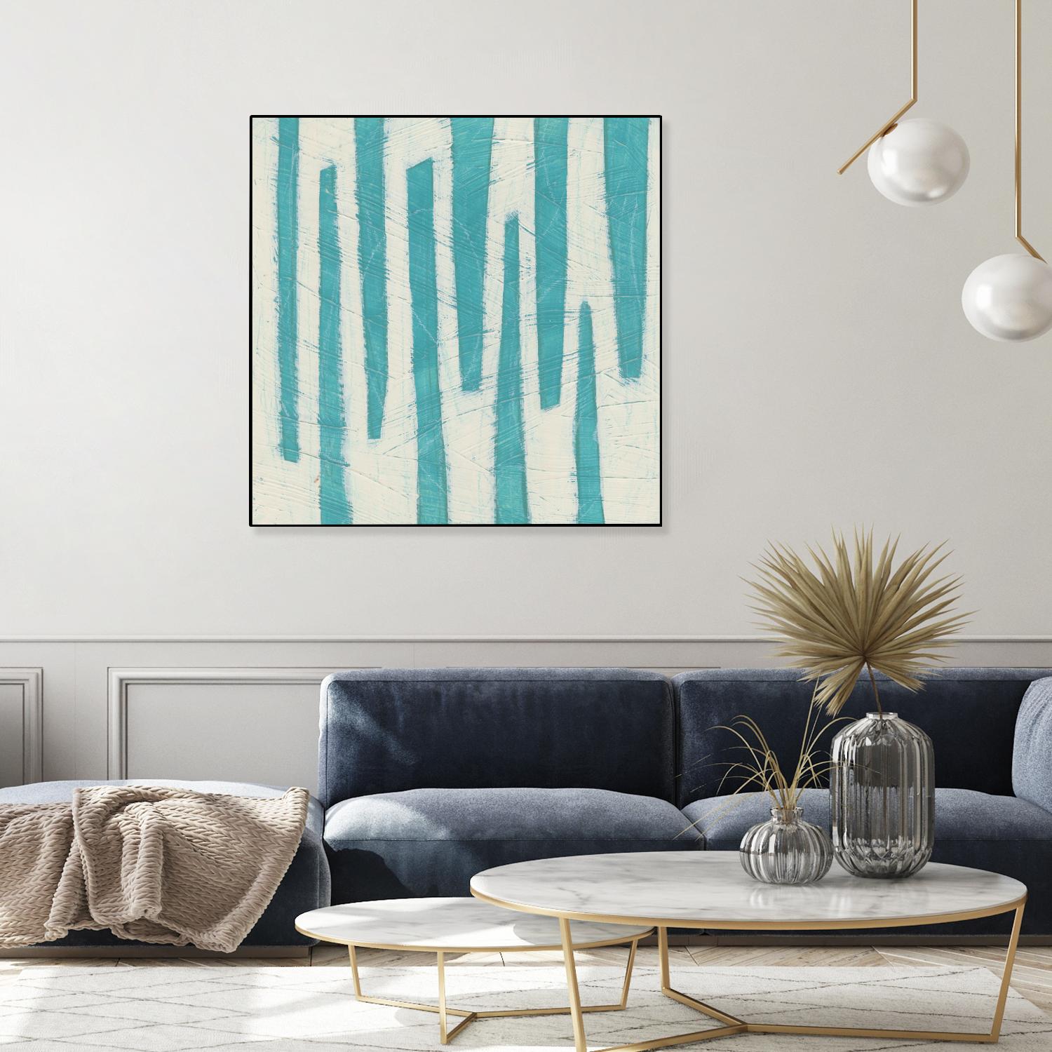 Spectrum Hieroglyph VII by June Erica Vess on GIANT ART - blue abstract