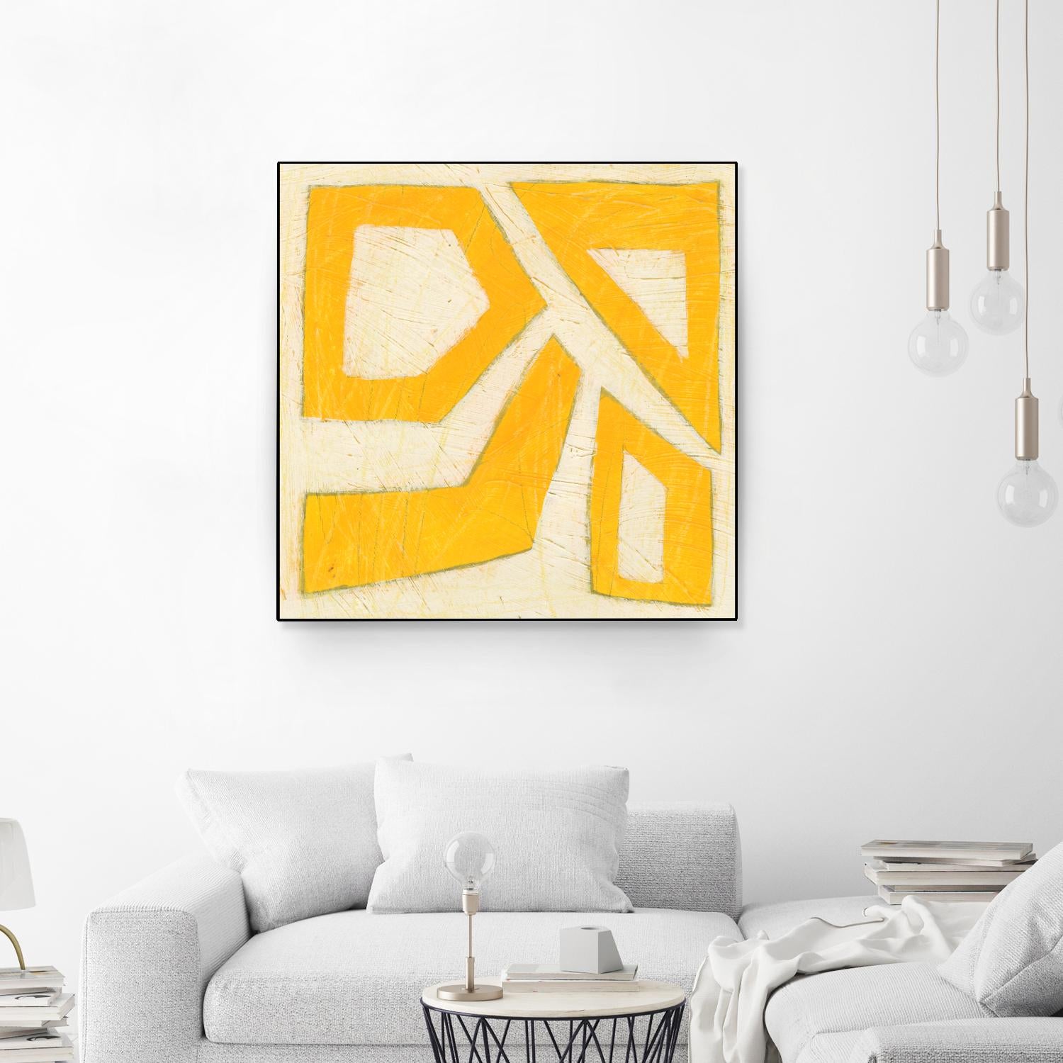 Spectrum Hieroglyph VIII by June Erica Vess on GIANT ART - yellow abstract