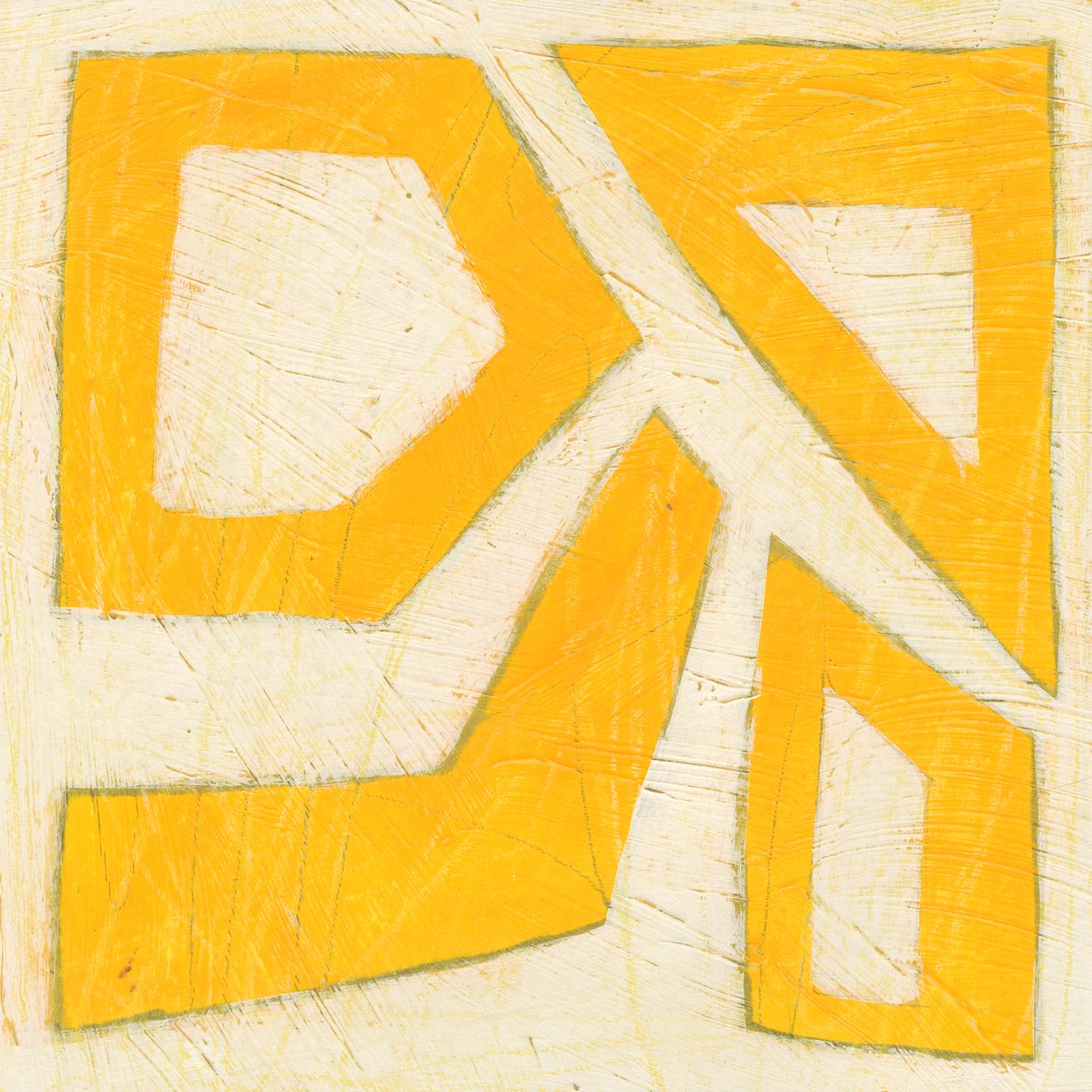 Spectrum Hieroglyph VIII by June Erica Vess on GIANT ART - yellow abstract