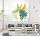 Skipping Stones I by June Erica Vess on GIANT ART - blue abstract