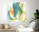 Skipping Stones II by June Erica Vess on GIANT ART - blue abstract