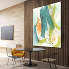 Skipping Stones II by June Erica Vess on GIANT ART - blue abstract