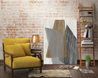 Triangle Stripes I by Jennifer Goldberger on GIANT ART - brown abstract