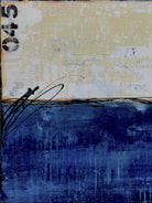 Beach 45 I by Erin Ashley on GIANT ART - blue abstract