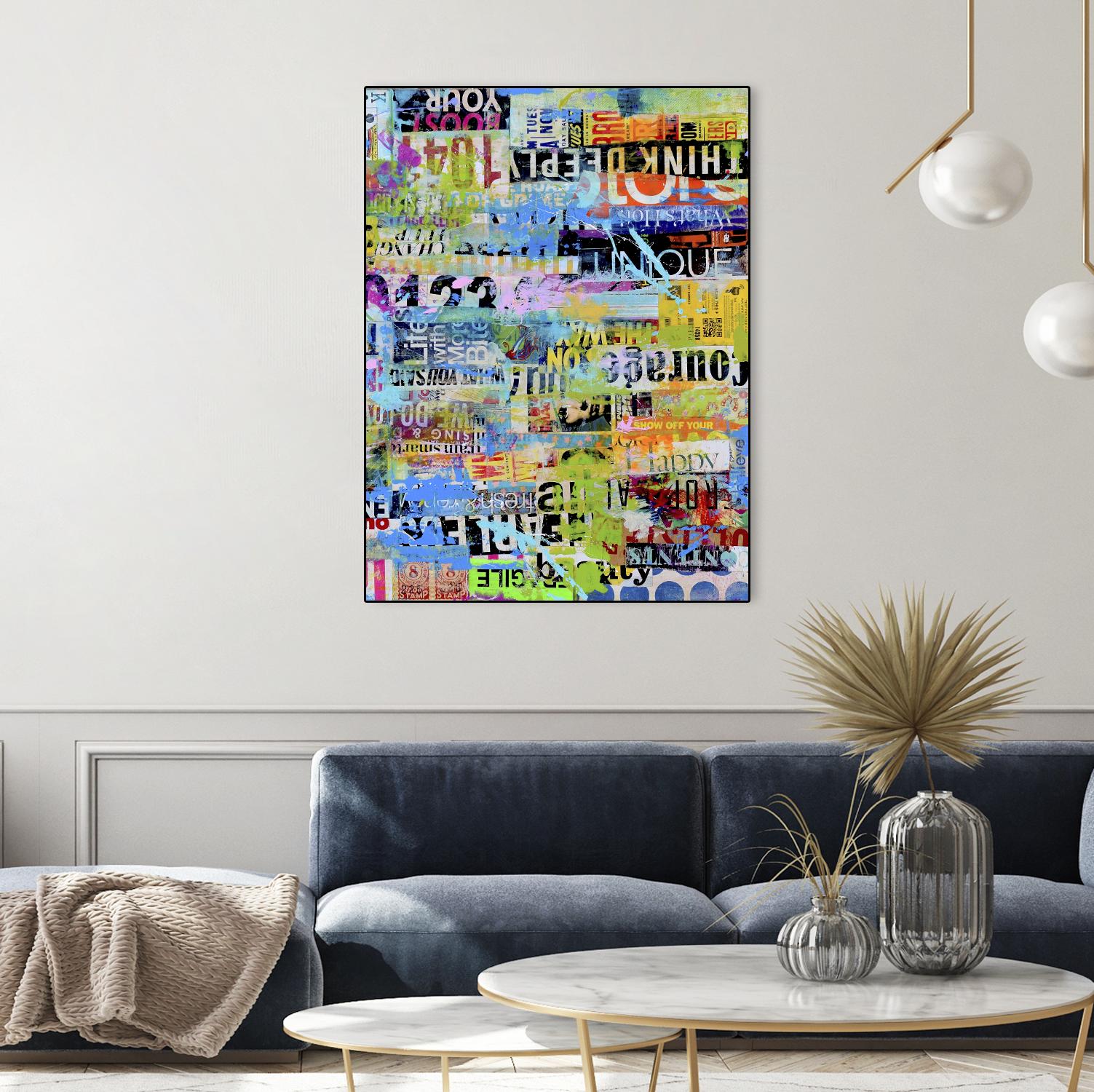 Metro Mix 33 II by Erin Ashley on GIANT ART - abstract