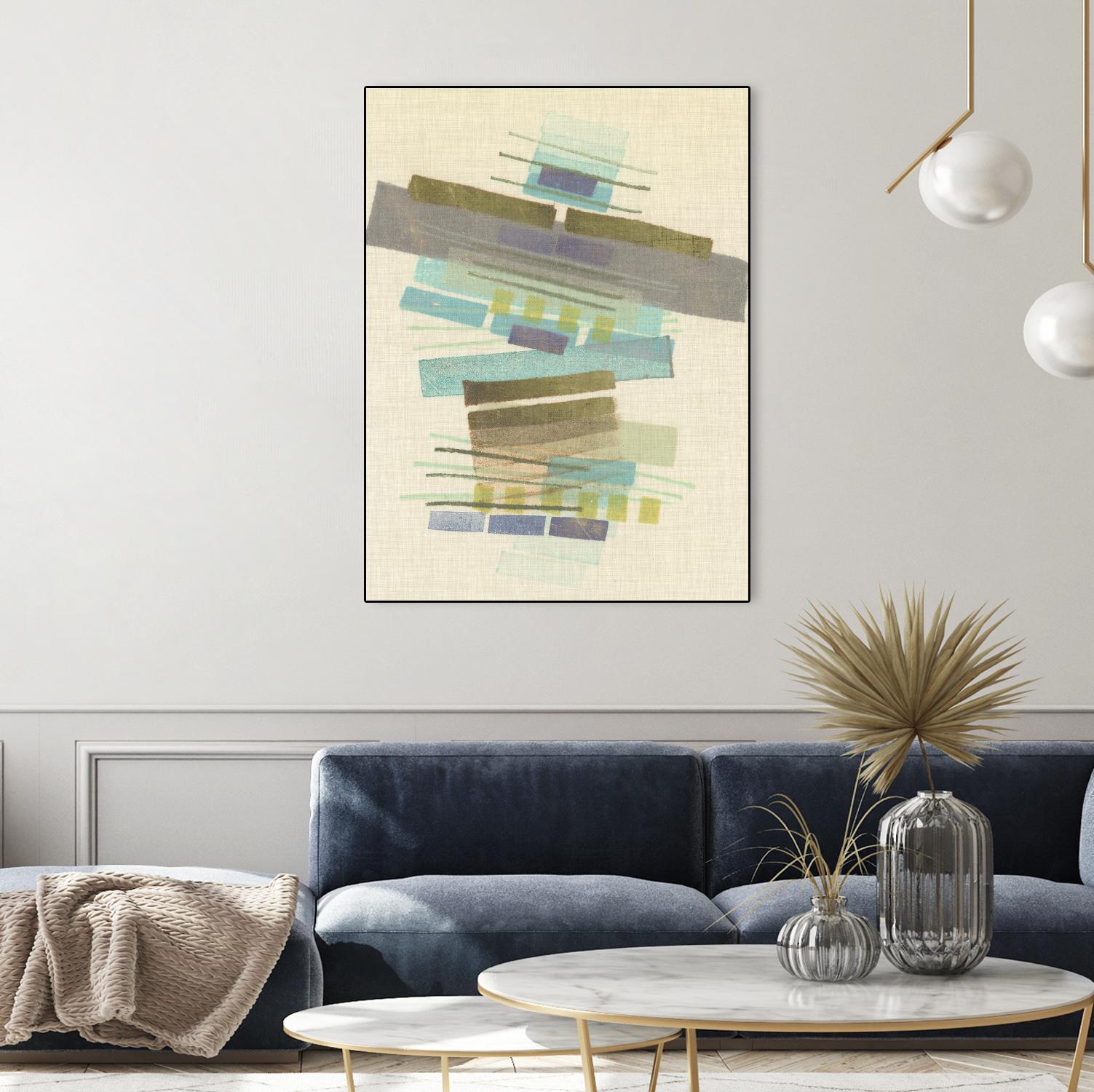 Balancing II by Nikki Galapon on GIANT ART - blue abstract