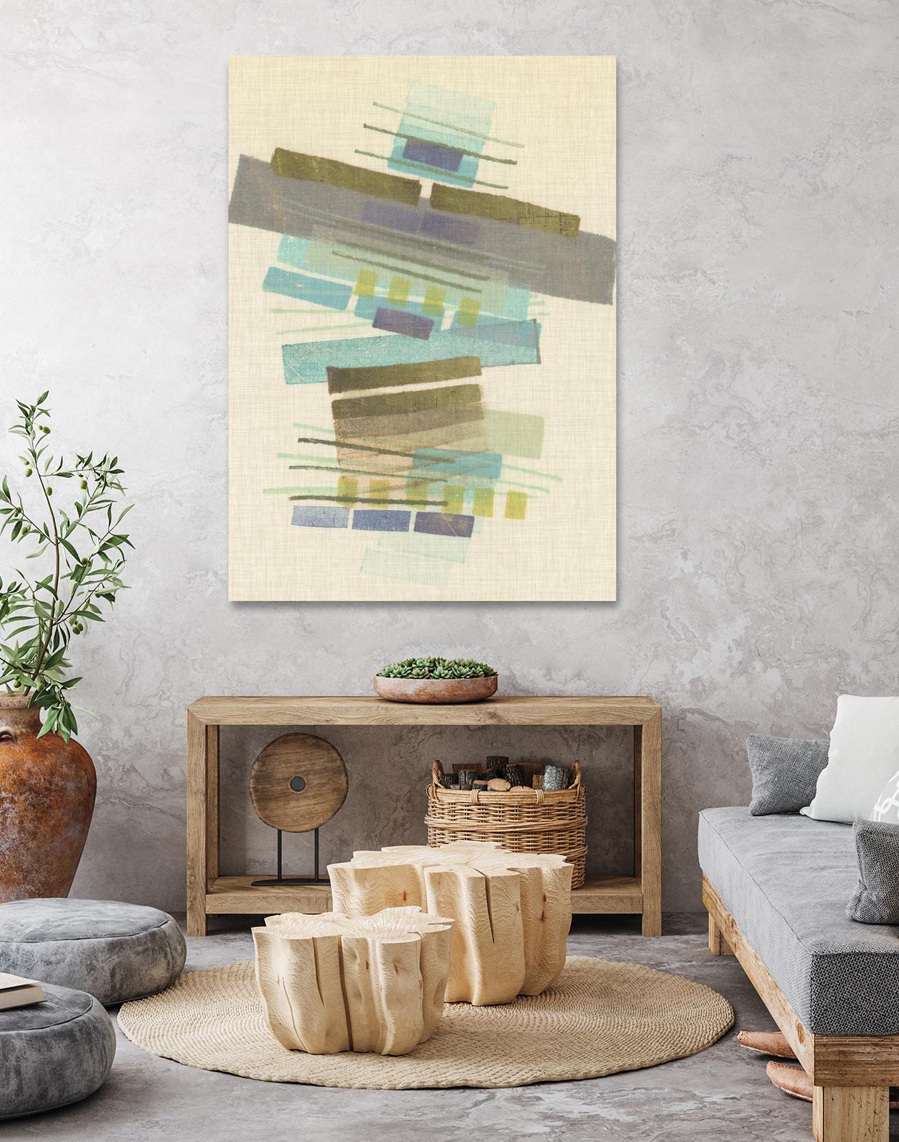 Balancing II by Nikki Galapon on GIANT ART - blue abstract