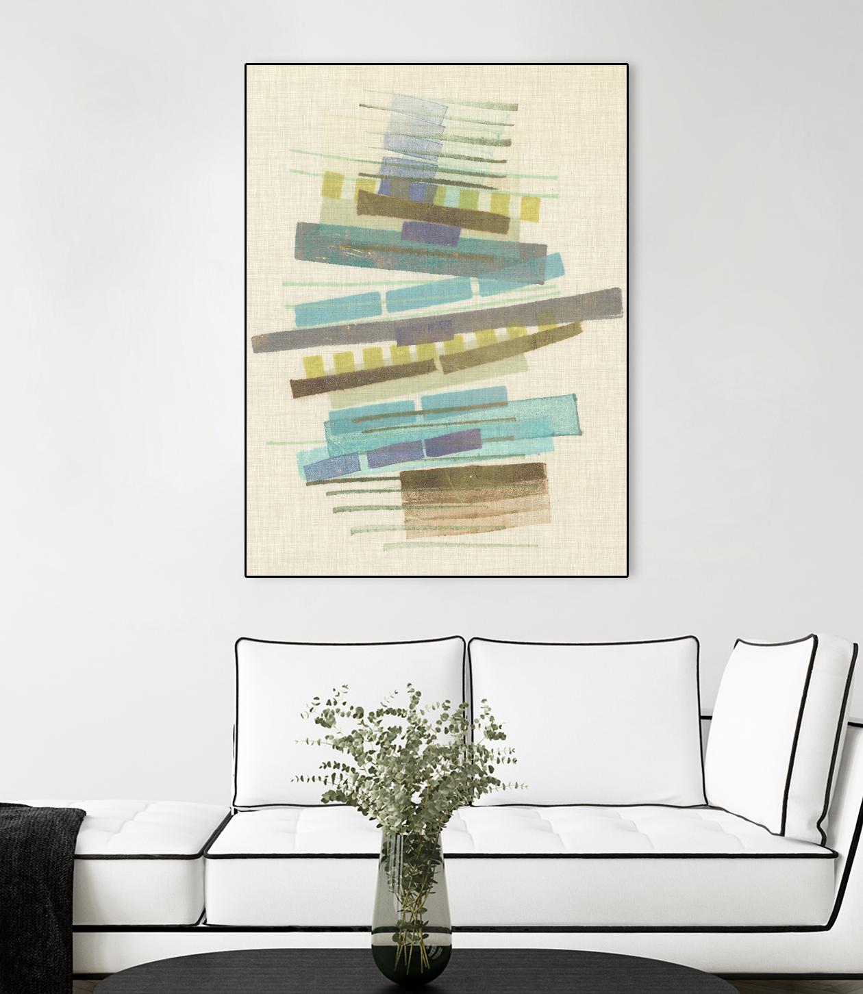 Balancing III by Nikki Galapon on GIANT ART - blue abstract