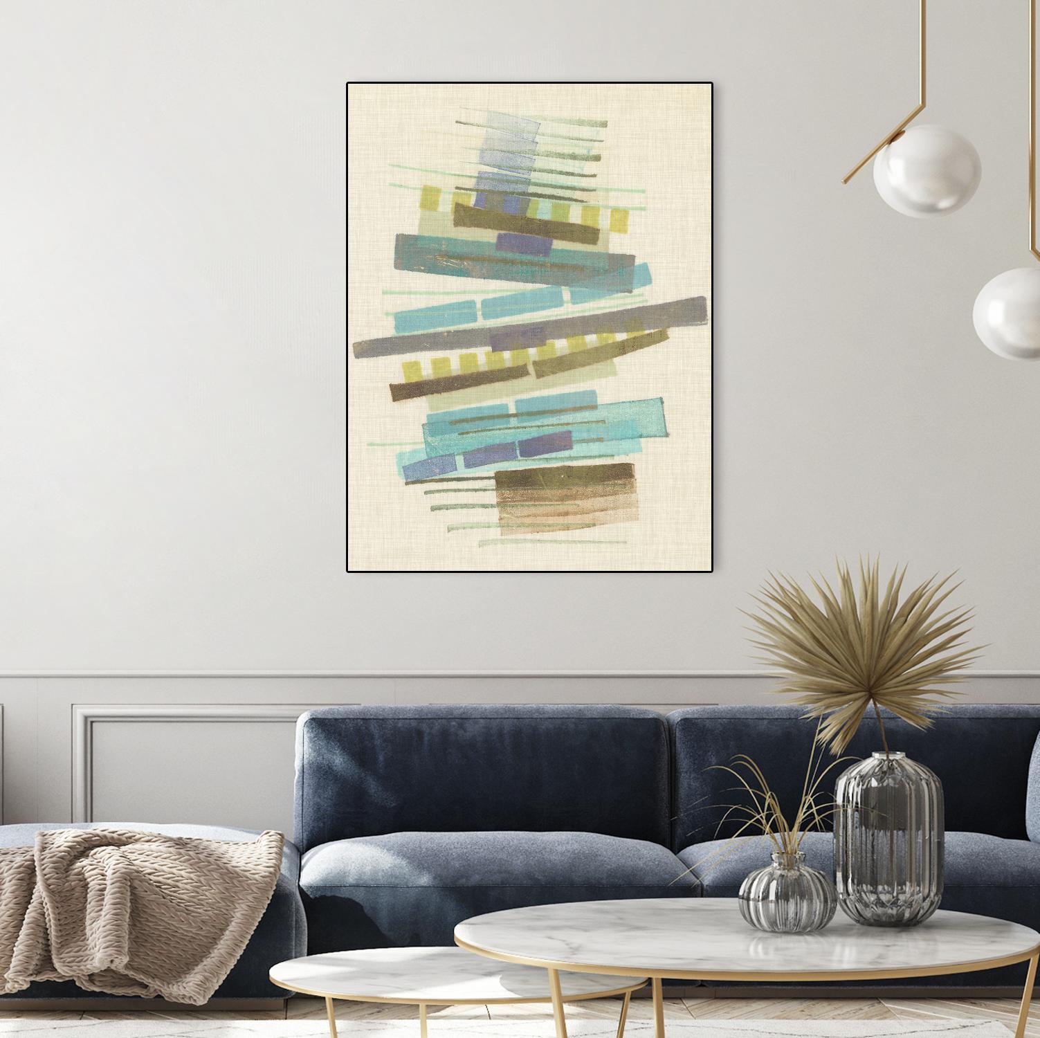 Balancing III by Nikki Galapon on GIANT ART - blue abstract