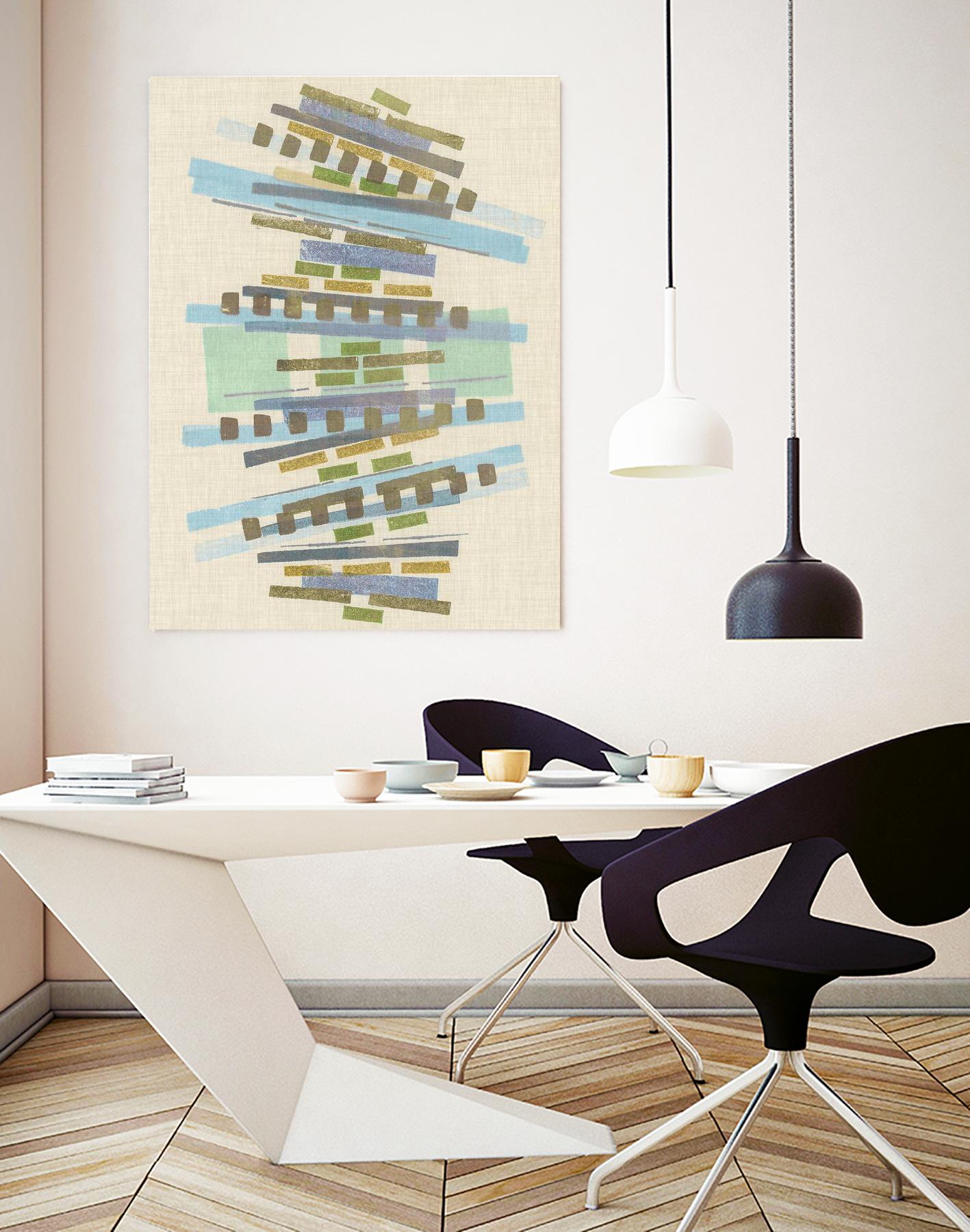Balancing IV by Nikki Galapon on GIANT ART - blue abstract