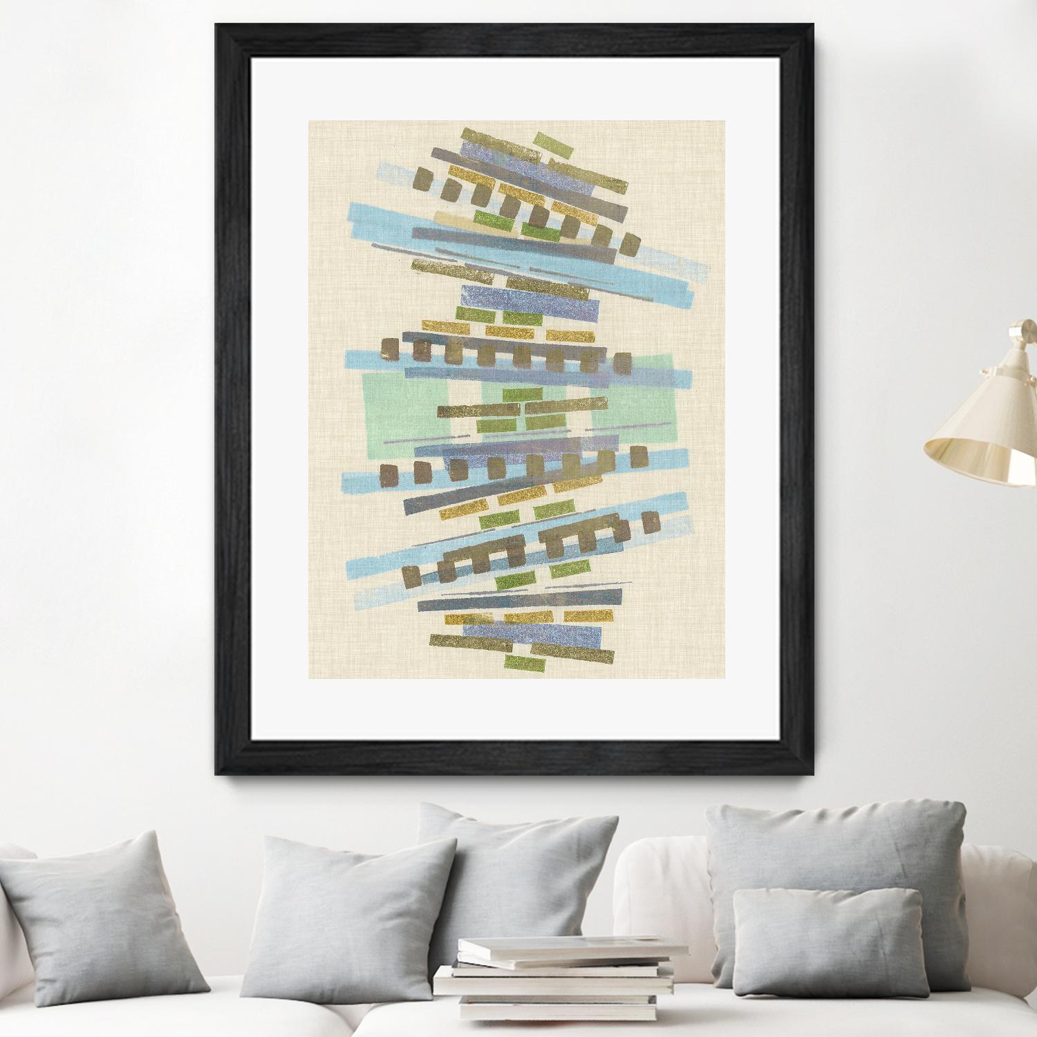 Balancing IV by Nikki Galapon on GIANT ART - blue abstract