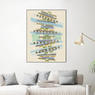 Balancing IV by Nikki Galapon on GIANT ART - blue abstract