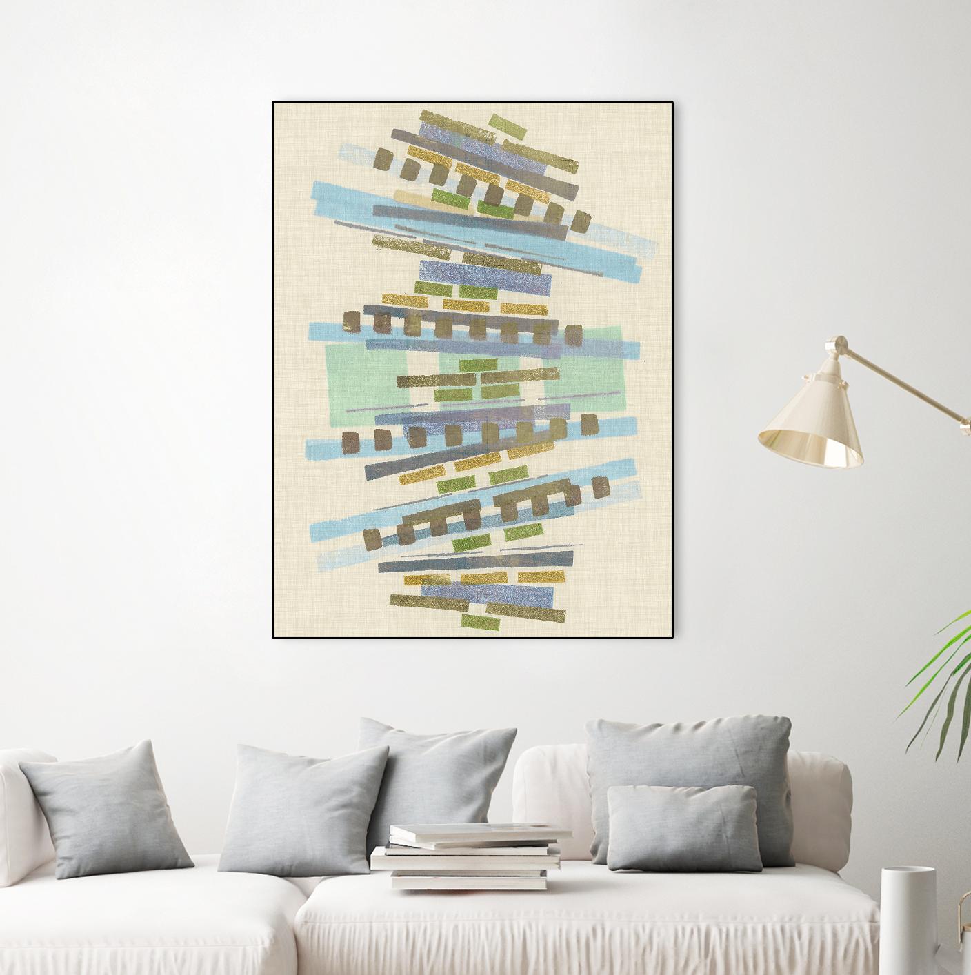 Balancing IV by Nikki Galapon on GIANT ART - blue abstract