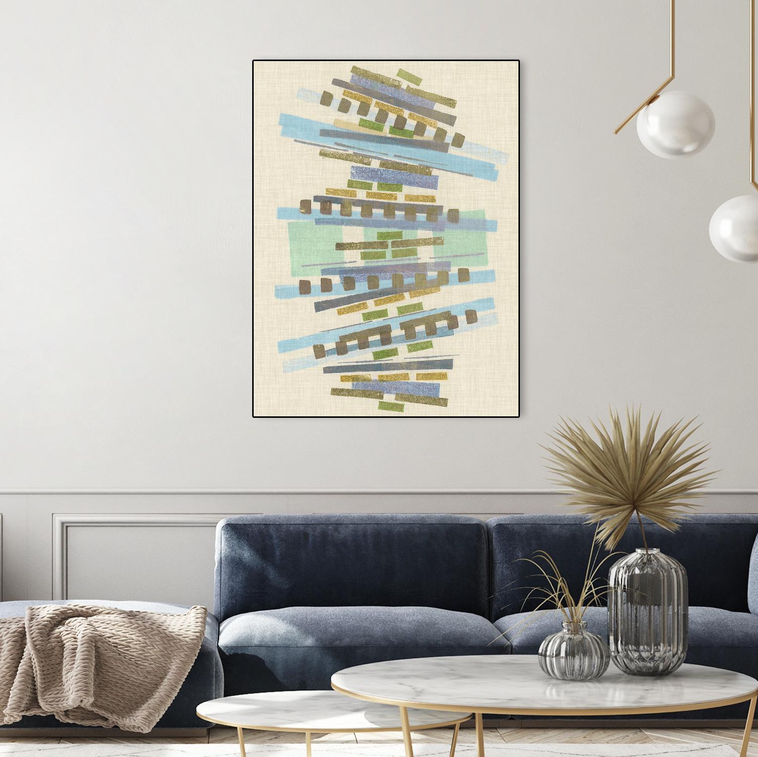 Balancing IV by Nikki Galapon on GIANT ART - blue abstract