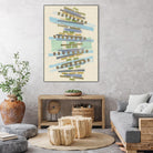Balancing IV by Nikki Galapon on GIANT ART - blue abstract
