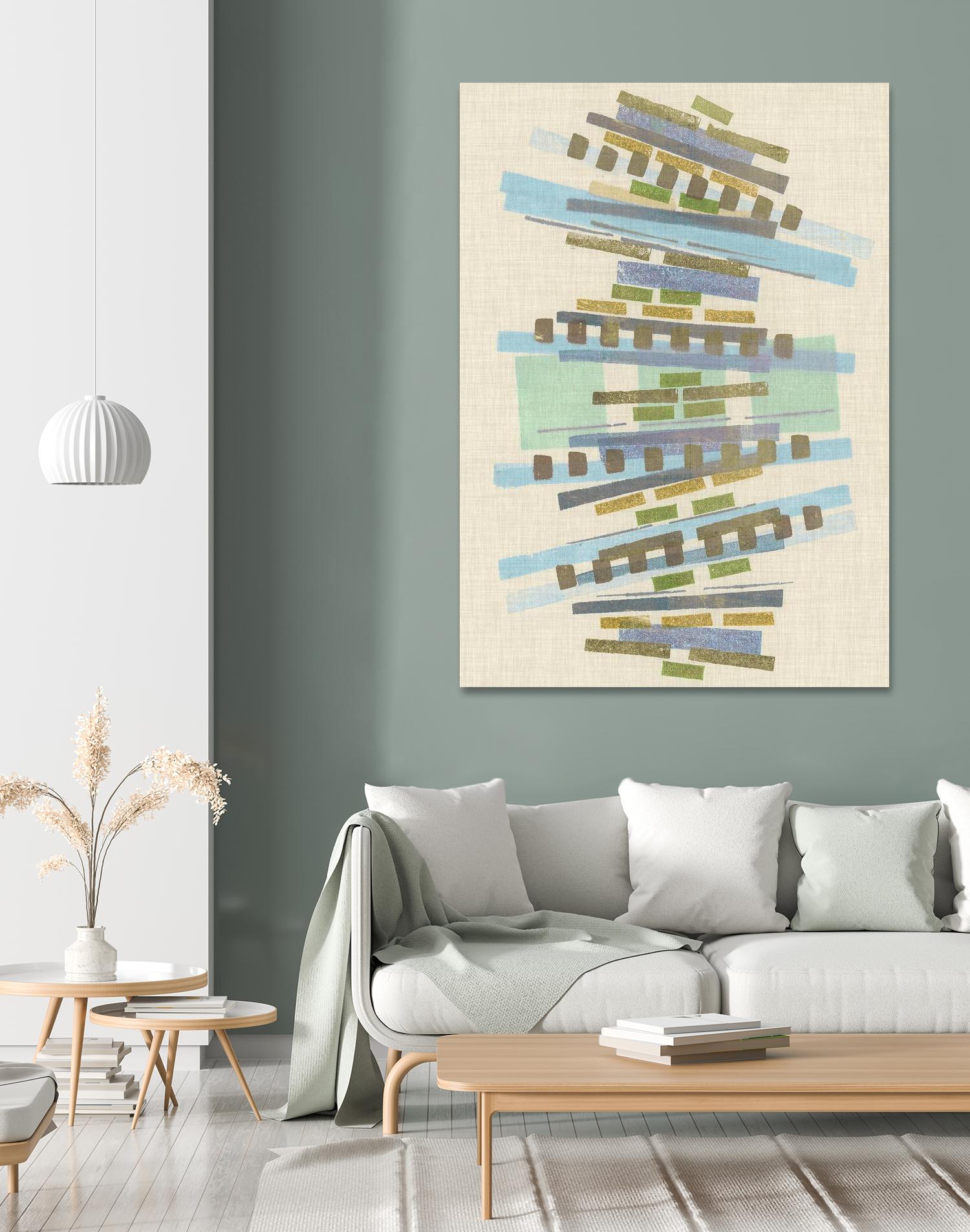 Balancing IV by Nikki Galapon on GIANT ART - blue abstract