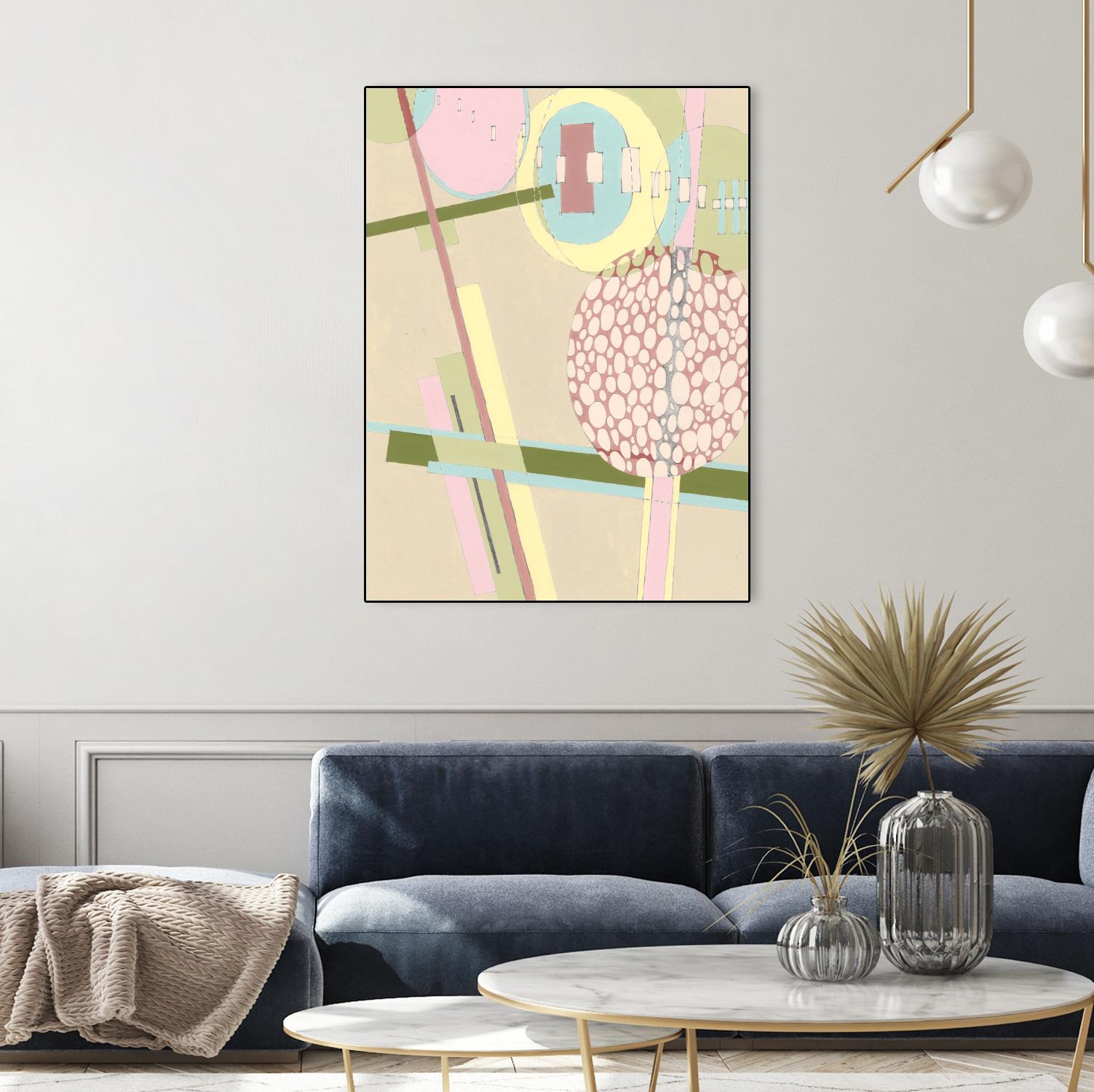 Elevated Pod I by Nikki Galapon on GIANT ART - green abstract