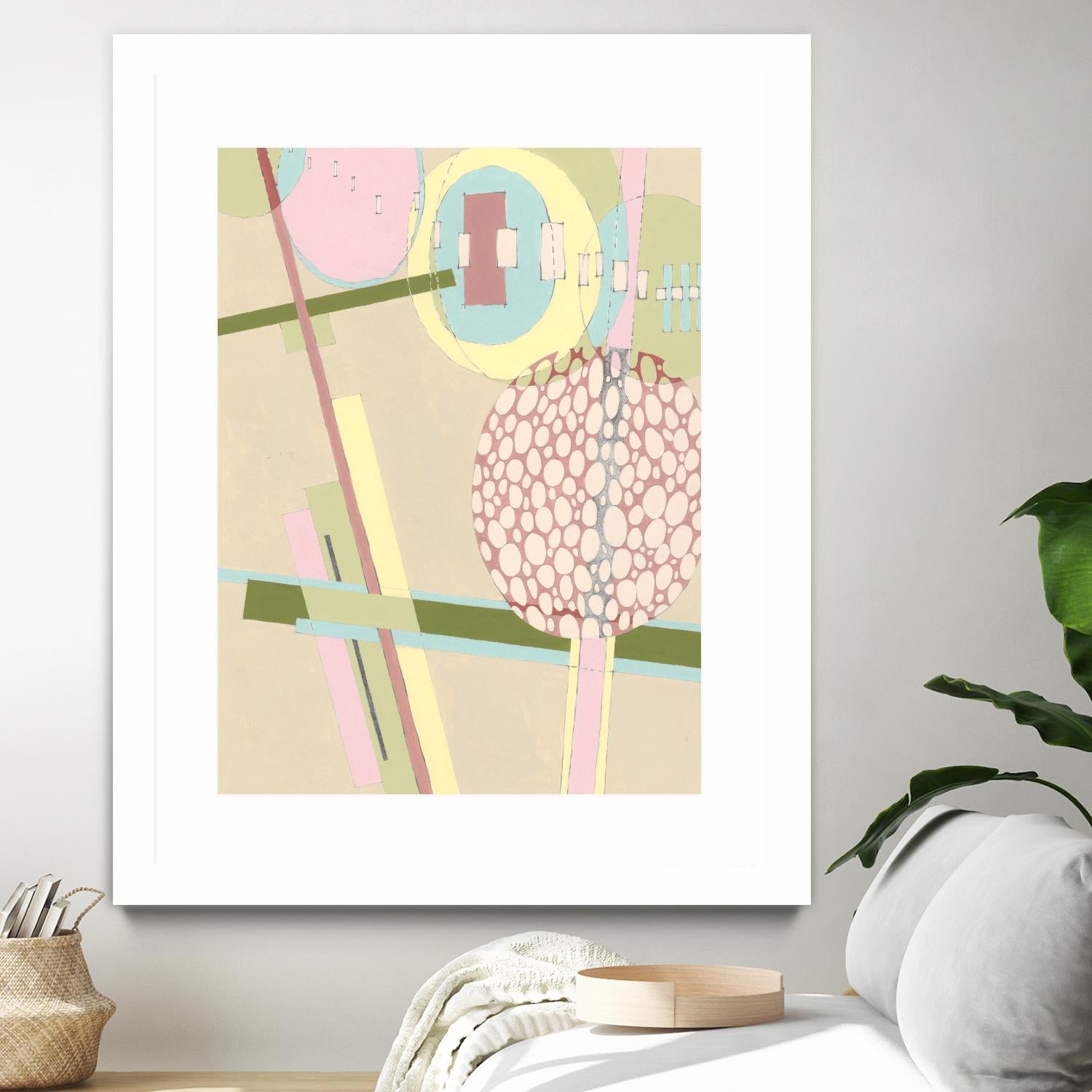 Elevated Pod I by Nikki Galapon on GIANT ART - green abstract