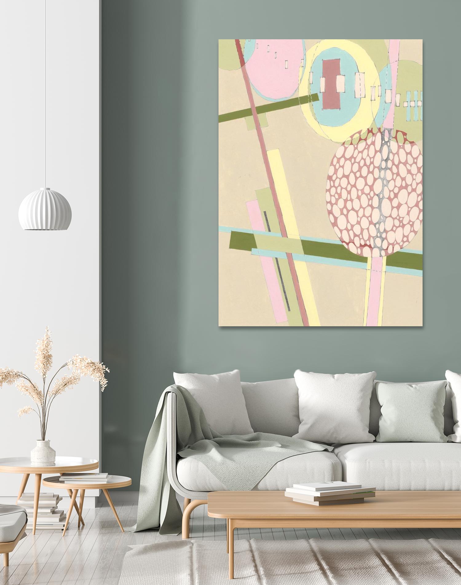 Elevated Pod I by Nikki Galapon on GIANT ART - green abstract