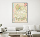 Elevated Pod II by Nikki Galapon on GIANT ART - green abstract