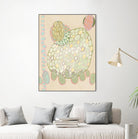 Elevated Pod II by Nikki Galapon on GIANT ART - green abstract