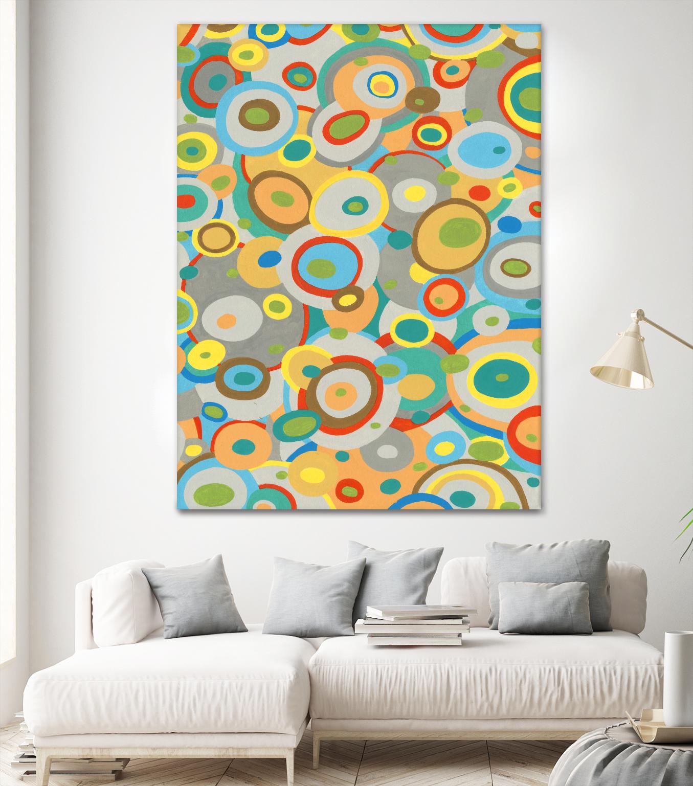 Overlapping Ovals II by Nikki Galapon on GIANT ART - abstract