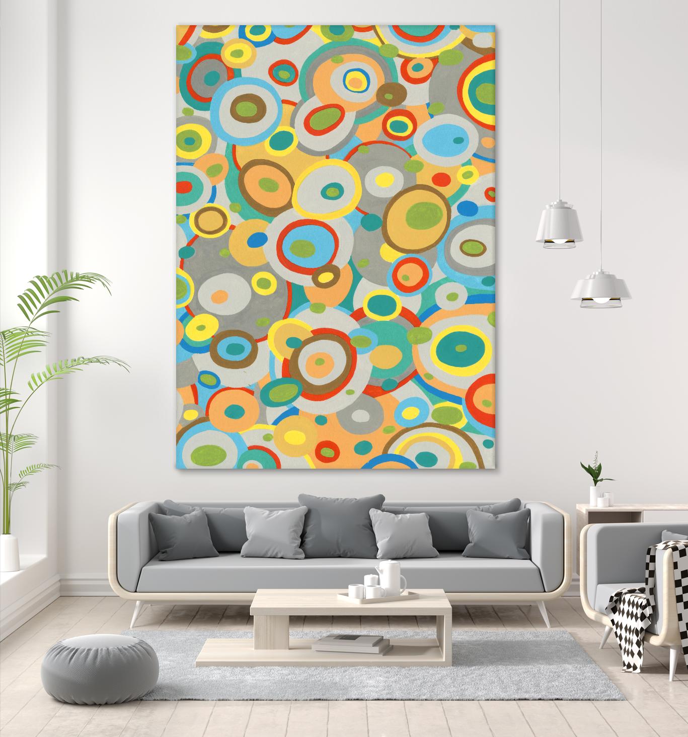 Overlapping Ovals II by Nikki Galapon on GIANT ART - abstract