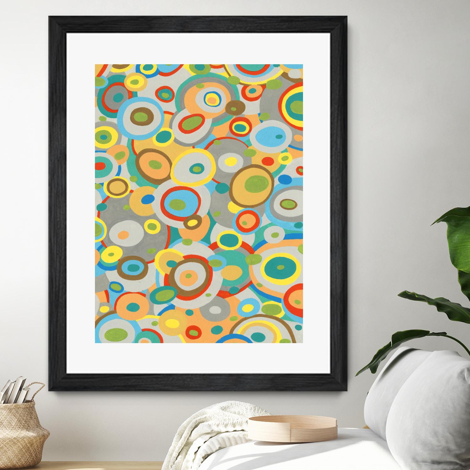Overlapping Ovals II by Nikki Galapon on GIANT ART - abstract