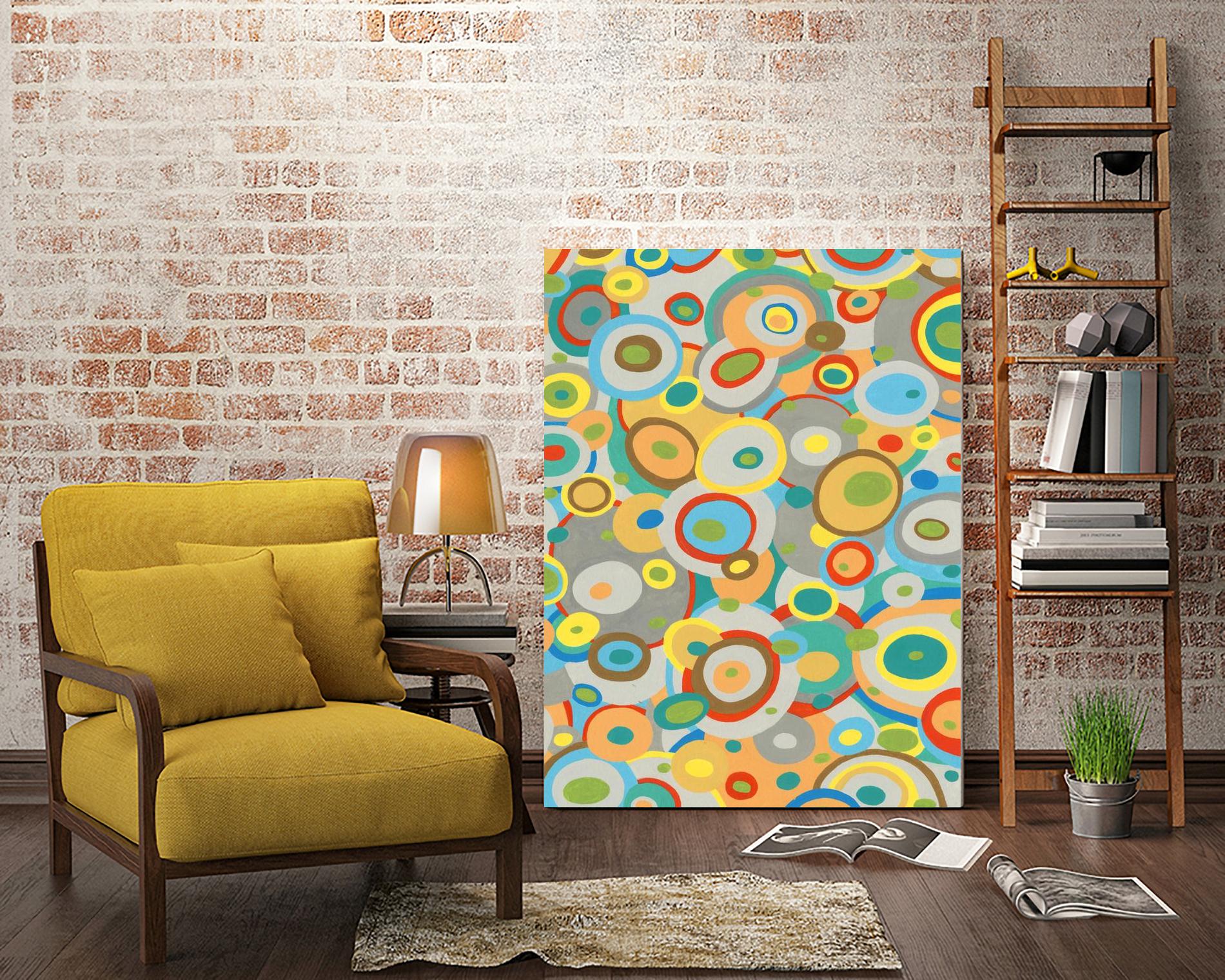Overlapping Ovals II by Nikki Galapon on GIANT ART - abstract