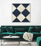 Seaside Signals I by June Erica Vess on GIANT ART - blue abstract