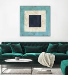 Seaside Signals II by June Erica Vess on GIANT ART - blue abstract