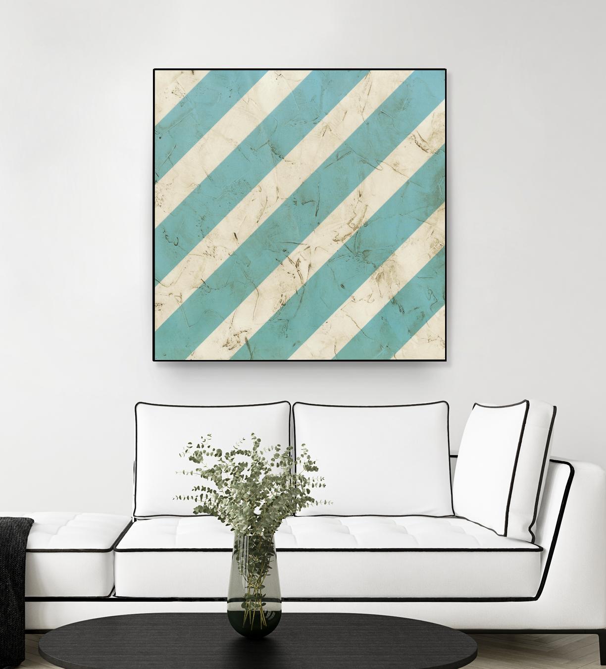 Seaside Signals V by June Erica Vess on GIANT ART - blue abstract