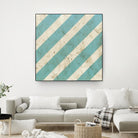 Seaside Signals V by June Erica Vess on GIANT ART - blue abstract